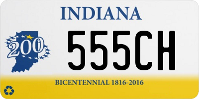 IN license plate 555CH