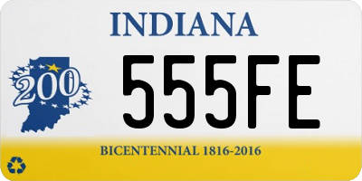 IN license plate 555FE