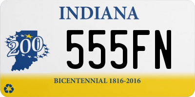 IN license plate 555FN