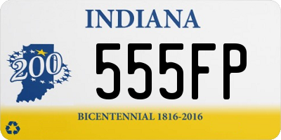 IN license plate 555FP