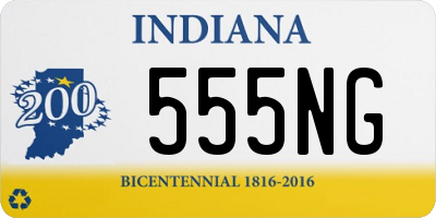 IN license plate 555NG