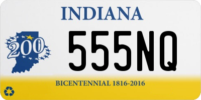 IN license plate 555NQ