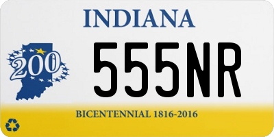 IN license plate 555NR