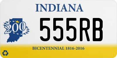 IN license plate 555RB