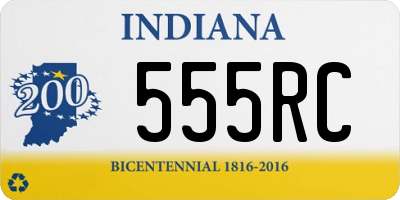 IN license plate 555RC