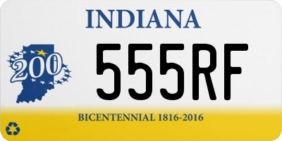 IN license plate 555RF