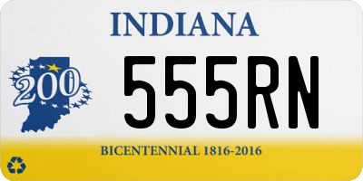 IN license plate 555RN