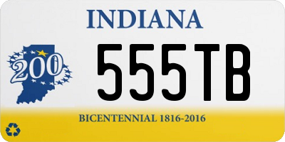 IN license plate 555TB