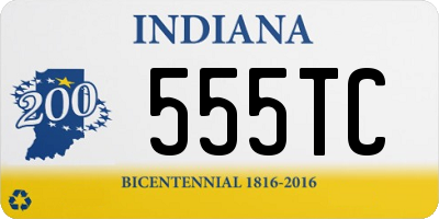 IN license plate 555TC