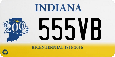 IN license plate 555VB