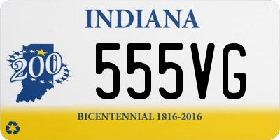 IN license plate 555VG