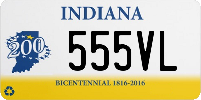 IN license plate 555VL