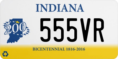 IN license plate 555VR