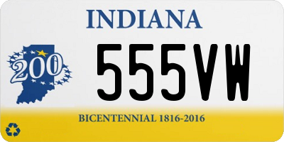 IN license plate 555VW