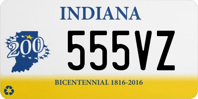 IN license plate 555VZ