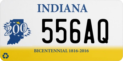 IN license plate 556AQ