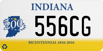 IN license plate 556CG
