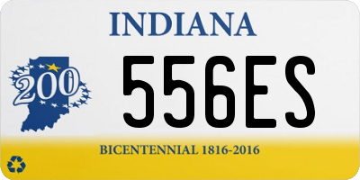 IN license plate 556ES