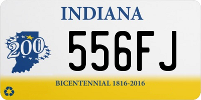 IN license plate 556FJ