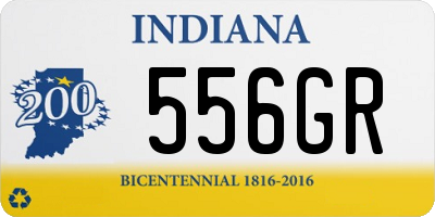 IN license plate 556GR