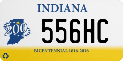 IN license plate 556HC