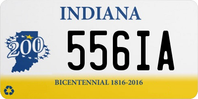 IN license plate 556IA