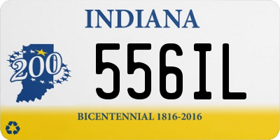 IN license plate 556IL