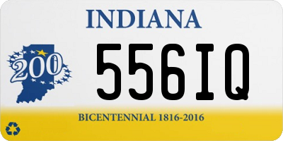 IN license plate 556IQ