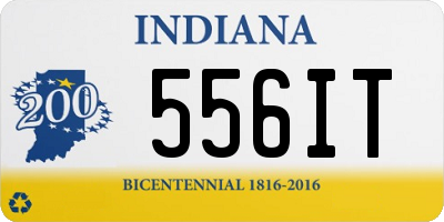 IN license plate 556IT