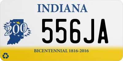 IN license plate 556JA