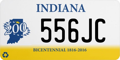 IN license plate 556JC