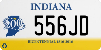 IN license plate 556JD