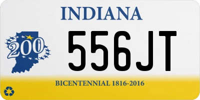 IN license plate 556JT