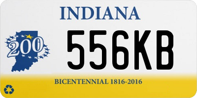 IN license plate 556KB