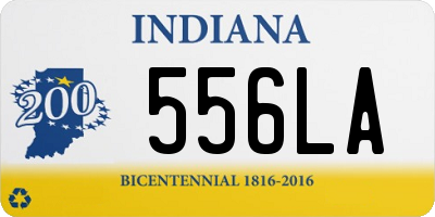 IN license plate 556LA