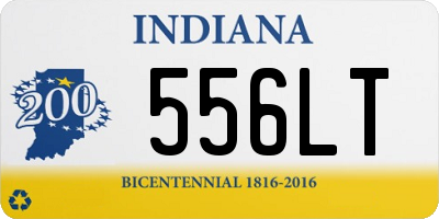 IN license plate 556LT