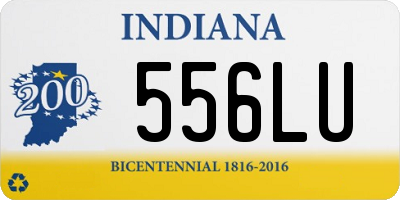 IN license plate 556LU