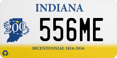 IN license plate 556ME