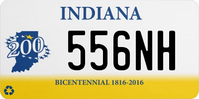 IN license plate 556NH