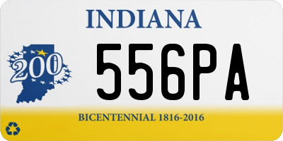 IN license plate 556PA