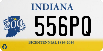 IN license plate 556PQ