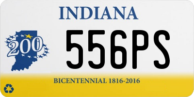 IN license plate 556PS