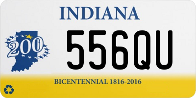 IN license plate 556QU