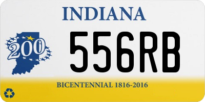 IN license plate 556RB