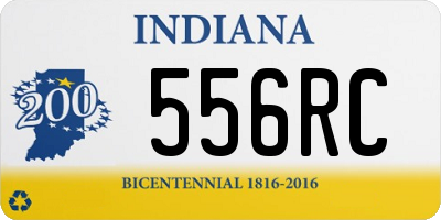 IN license plate 556RC