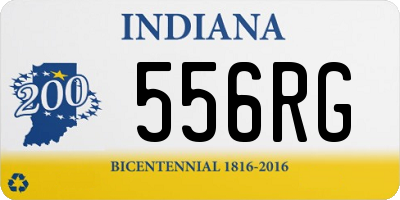 IN license plate 556RG