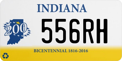 IN license plate 556RH