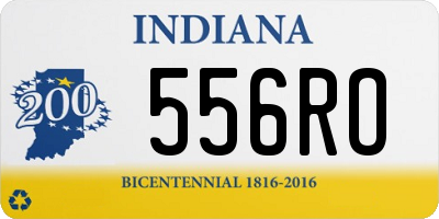 IN license plate 556RO