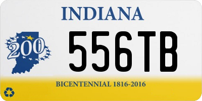 IN license plate 556TB