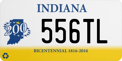 IN license plate 556TL